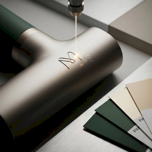 Private_Label_-_high_precision_laser_engraving_of_custom_logo_on_metallic_massage_gun_body_with_color_swatch_options-Pages-Ecozy