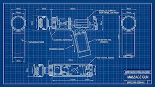 Solutions-massage_gun_technical_engineering_blueprint_schematic_diagram_specifications-Pages-Ecozy
