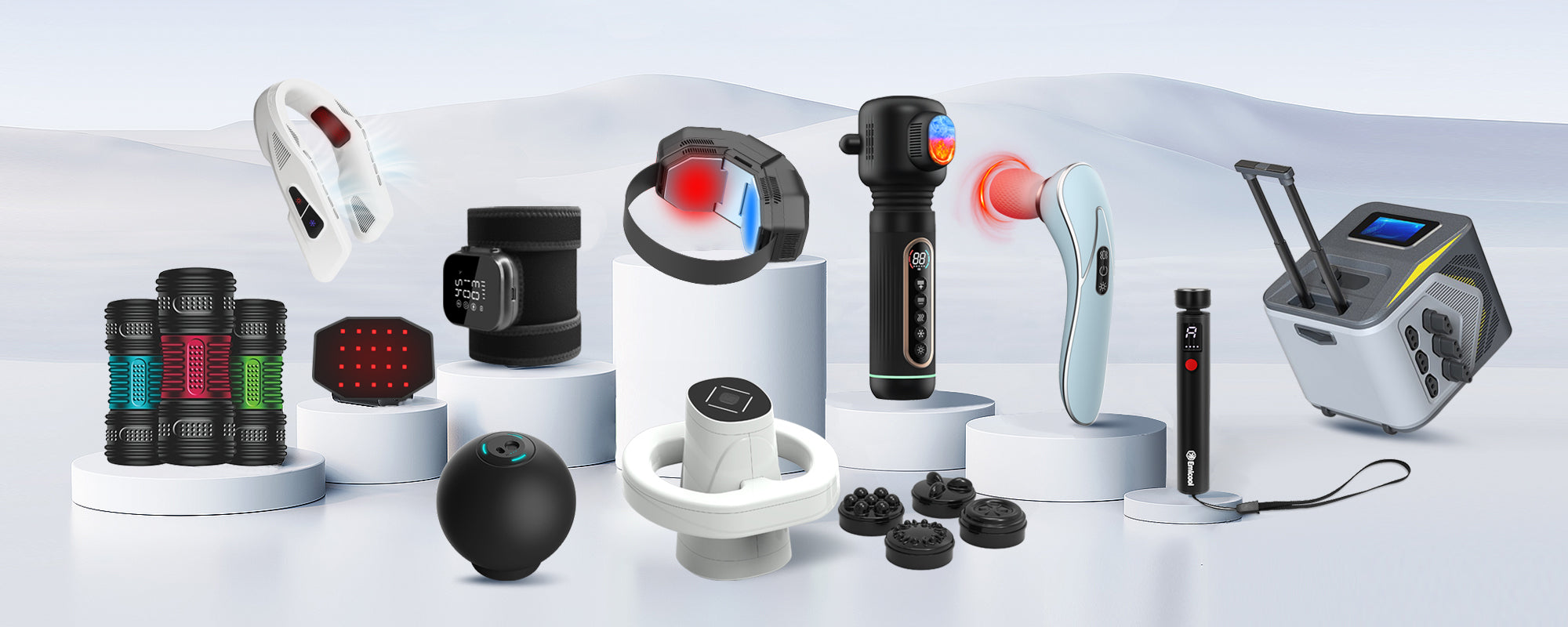 Exhibit all massage products-ECOZY